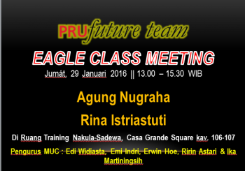 EAGLE CLASS MEETING 29 JANUARI 2016