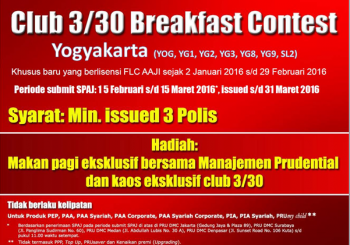 CLUB 3/30 BREAKFAST CONTEST