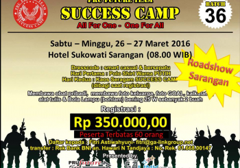 SUCCESS CAMP SARANGAN 26-27 MARET 2016