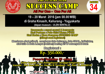 SUCCESS CAMP 19-20 MARET 2016