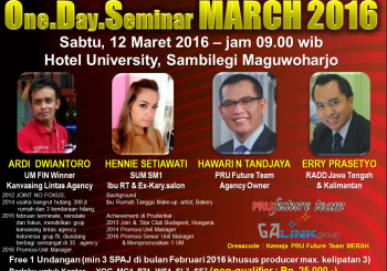ONE DAY SEMINAR YOG MARCH 2016
