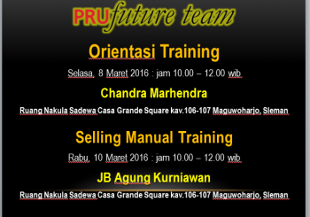 ORIENTASI TRAINING & SELLING MANUAL YOG