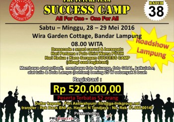 SUCCESS CAMP BATCH 38 ROADSHOW LAMPUNG