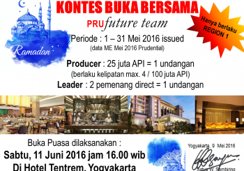 KONTEST BUKA BERSAMA SABTU,11 JUNI 2016