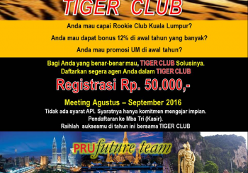 REGISTRASI TIGER CLUB Q3