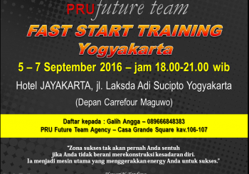 FAST START TRAINING YOG 5-7 SEPT 2016