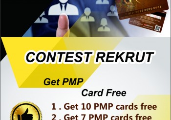 CONTEST REKRUT GET PMP CARD FREE