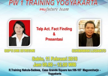 PW 1 TRAINING YOGYAKARTA