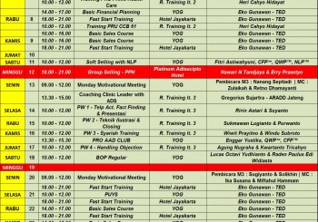 AGENDA YOG MARET 2017