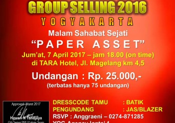 GROUP SELLING 2016 JUMAT 7 APRIL 2017