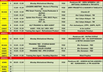 AGENDA YOG JUNI 2017