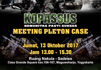KOPASSUS YOG – JUMAT, 13 Oktober 2017