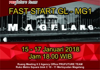 Fast Start GL – MG 1, 15 – 17 Januari 2018