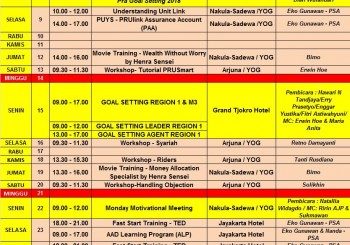 AGENDA YOG JANUARI 2018