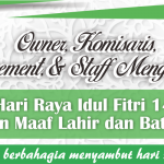 Selamat Haari Raya 1439 H